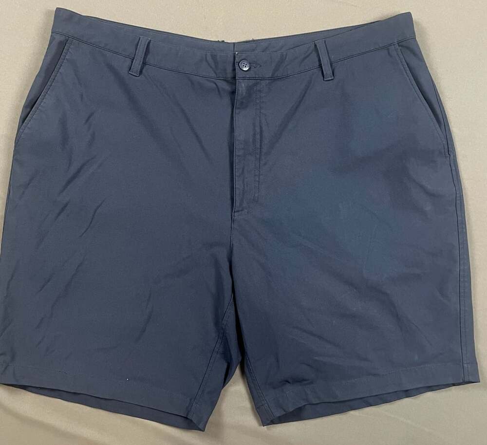 FootJoy Men's Navy Blue Flat Front Performance Golf Shorts